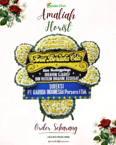 Papan Bunga Duka di Cikoko